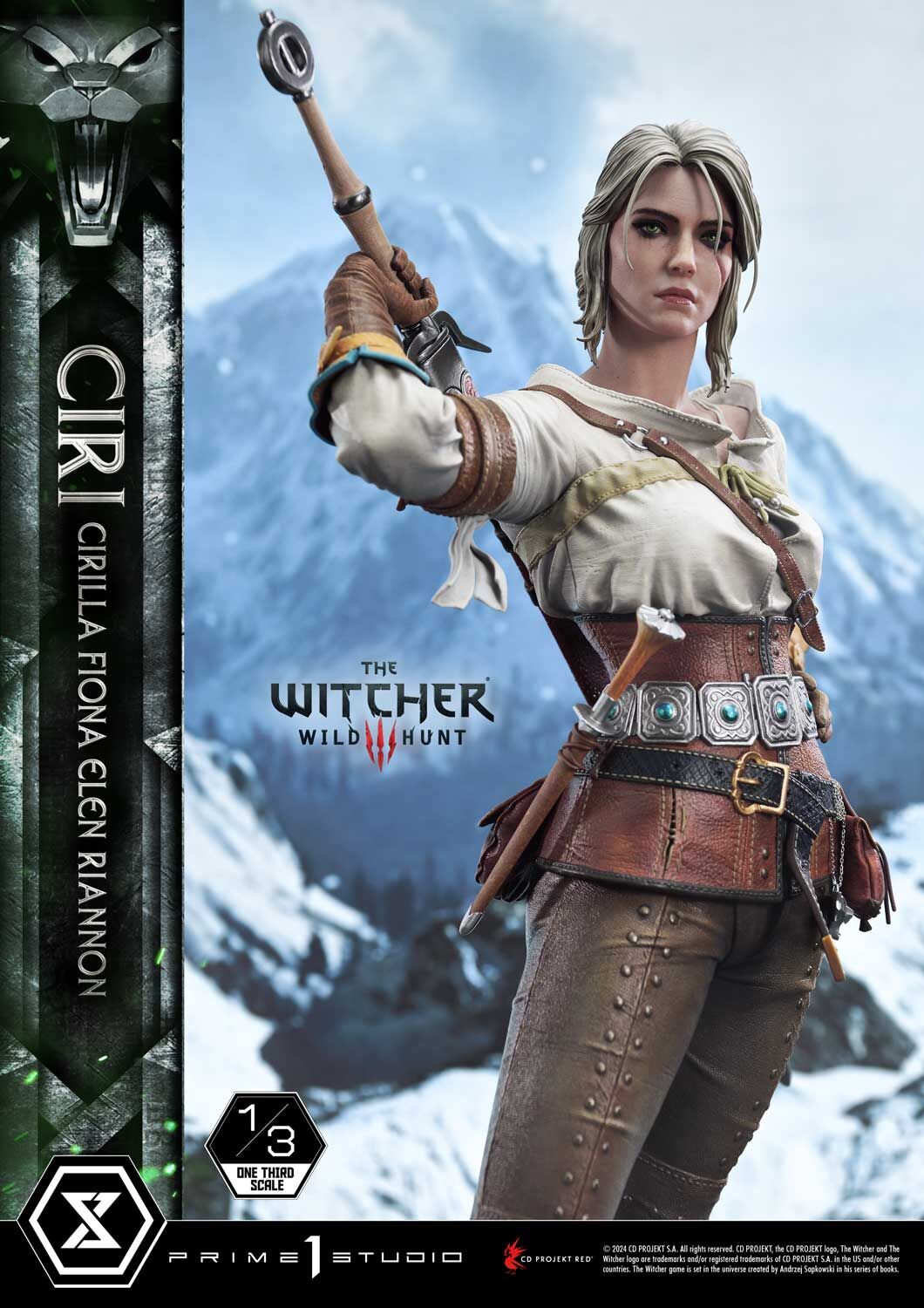 The Witcher 3: Wild Hunt - Ciri - Hound of the Wild Hunt - Museum Masterline Series (MMW3-03) - 1/3 (Prime 1 Studio) photo 29
