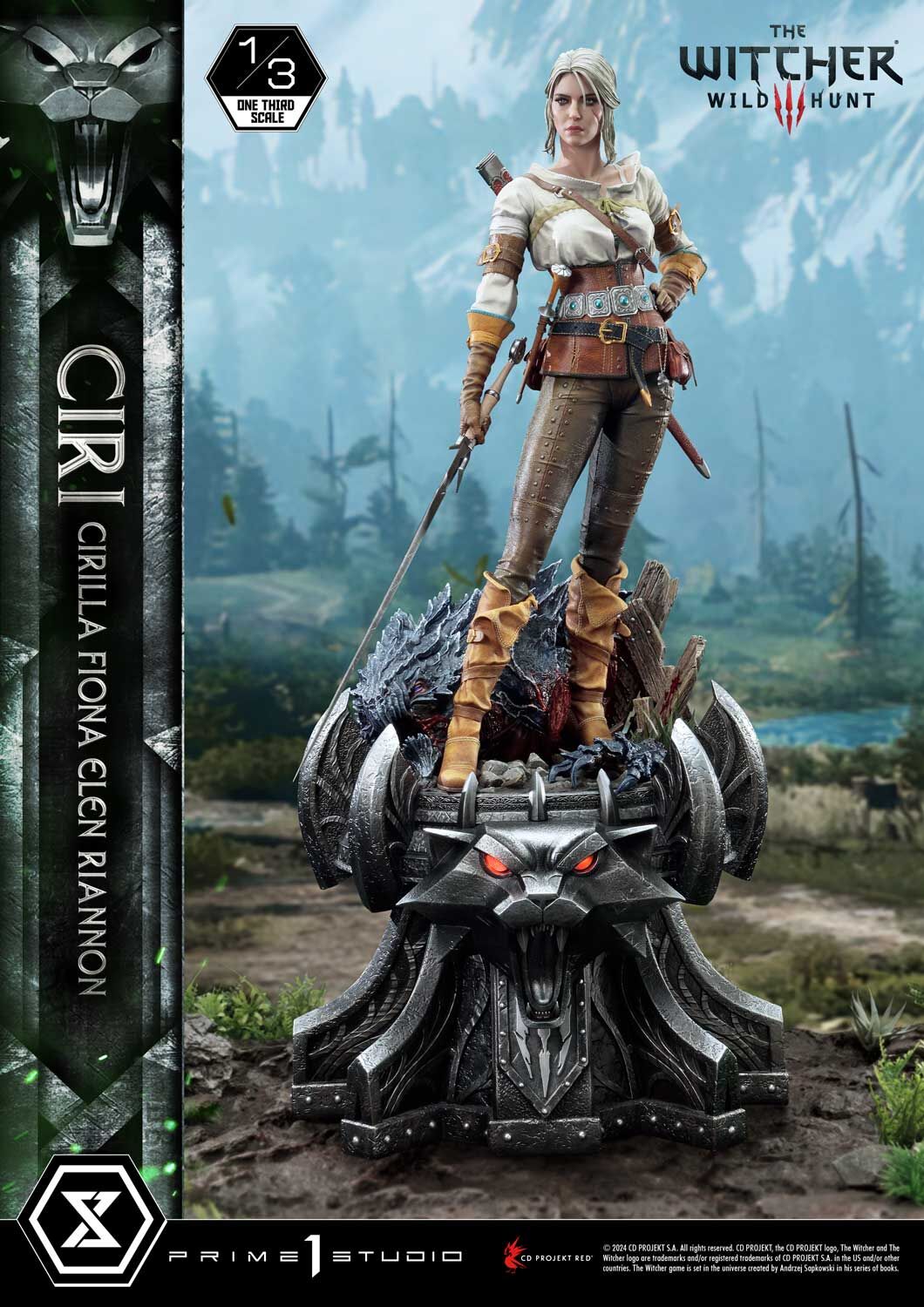 The Witcher 3: Wild Hunt - Ciri - Hound of the Wild Hunt - Museum Masterline Series (MMW3-03) - 1/3 (Prime 1 Studio) photo 30