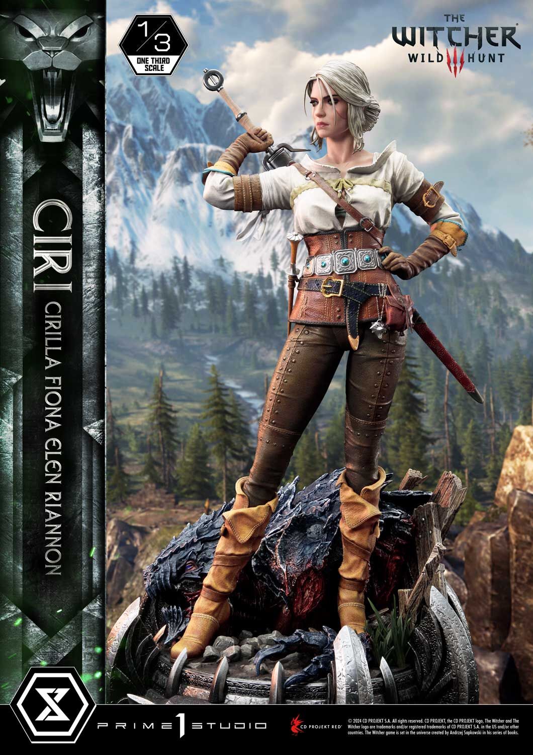 The Witcher 3: Wild Hunt - Ciri - Hound of the Wild Hunt - Museum Masterline Series (MMW3-03) - 1/3 (Prime 1 Studio) photo 31