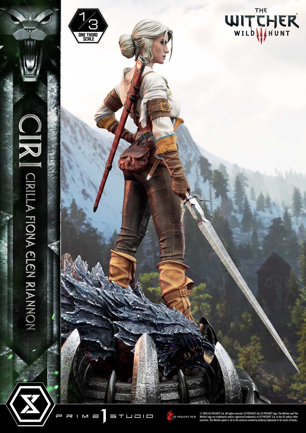 The Witcher 3: Wild Hunt - Ciri - Hound of the Wild Hunt - Museum Masterline Series (MMW3-03) - 1/3 (Prime 1 Studio) photo 44
