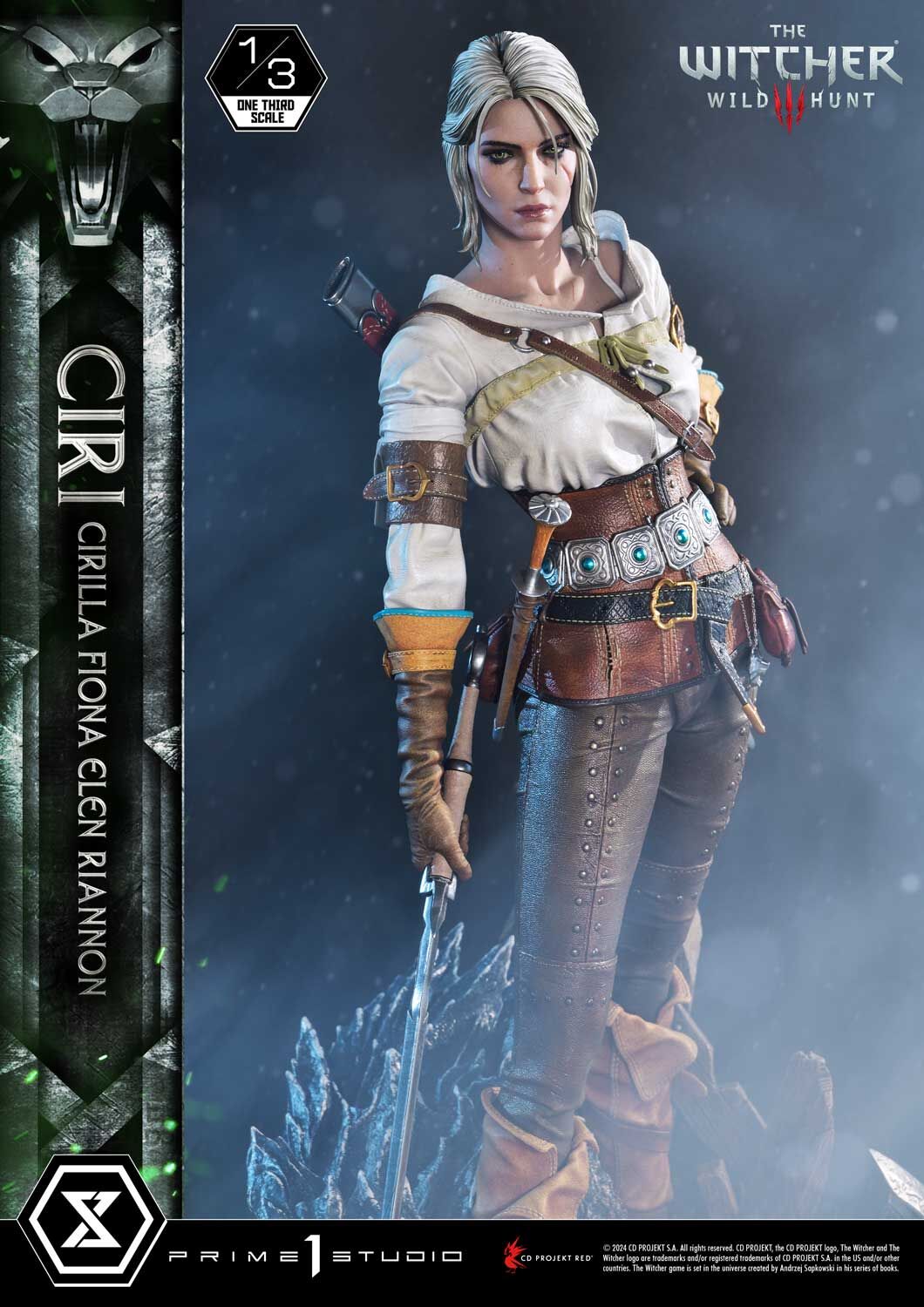 The Witcher 3: Wild Hunt - Ciri - Hound of the Wild Hunt - Museum Masterline Series (MMW3-03) - 1/3 (Prime 1 Studio) photo 45