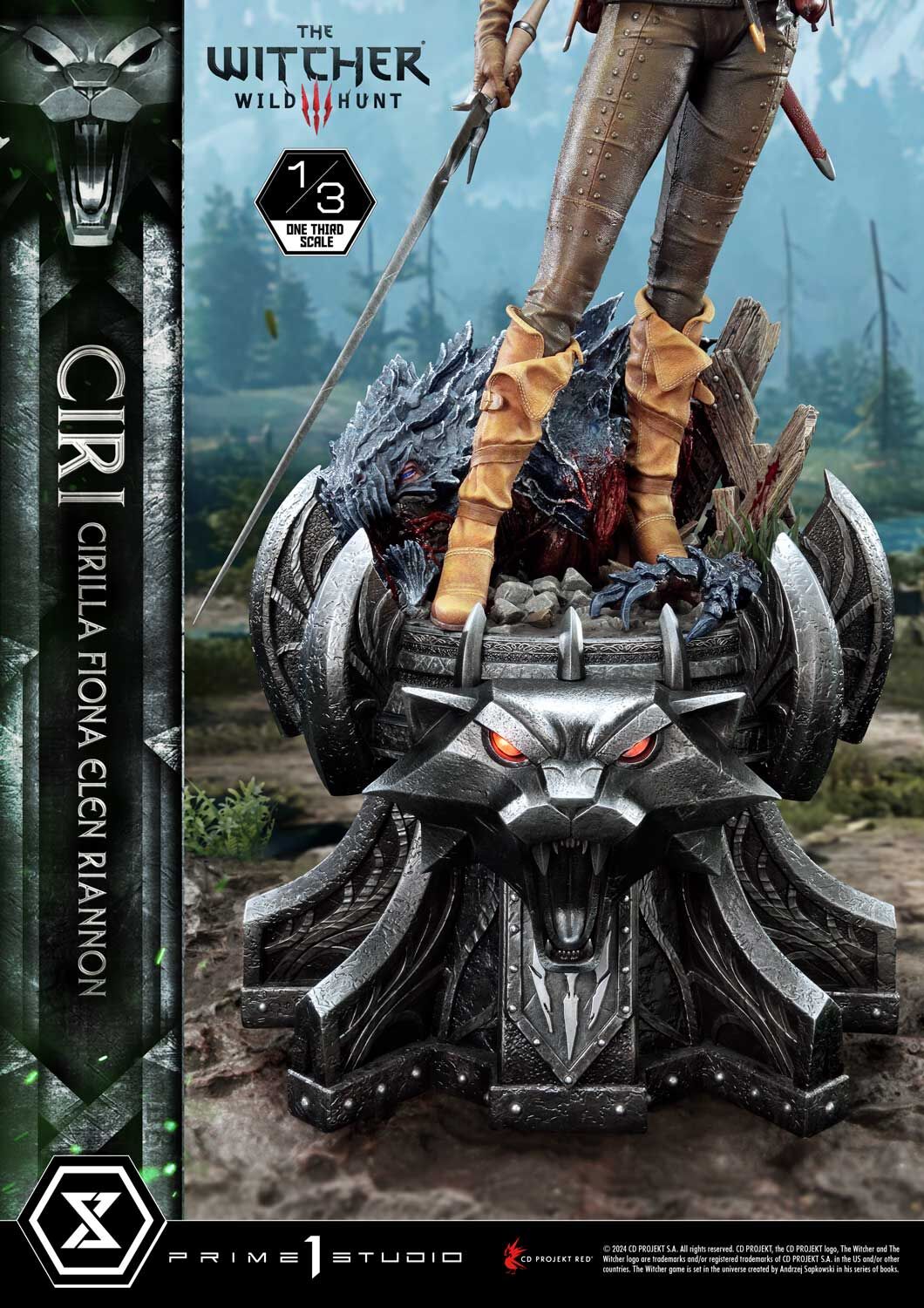 The Witcher 3: Wild Hunt - Ciri - Hound of the Wild Hunt - Museum Masterline Series (MMW3-03) - 1/3 (Prime 1 Studio) photo 48