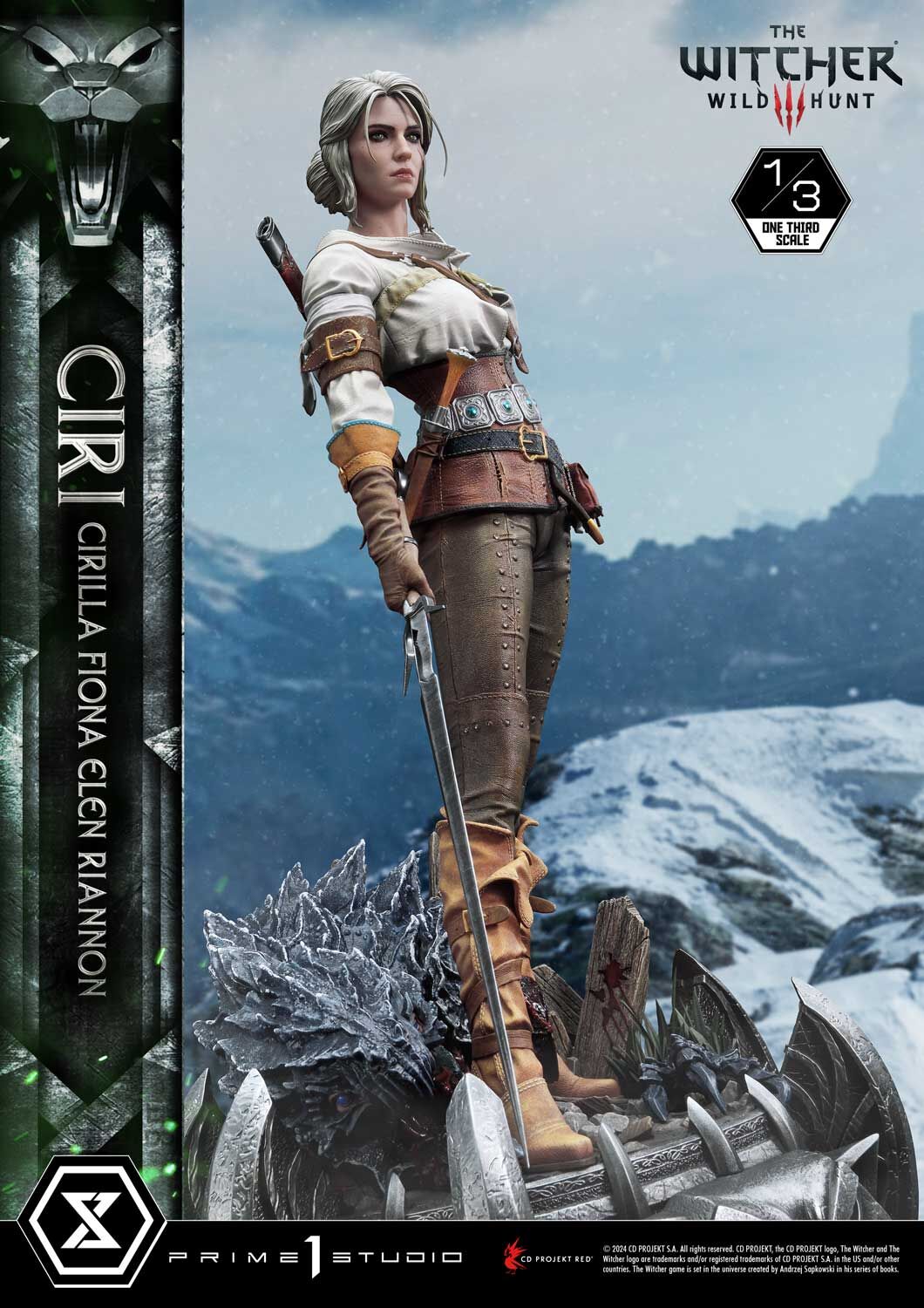 The Witcher 3: Wild Hunt - Ciri - Hound of the Wild Hunt - Museum Masterline Series (MMW3-03) - 1/3 (Prime 1 Studio) photo 50