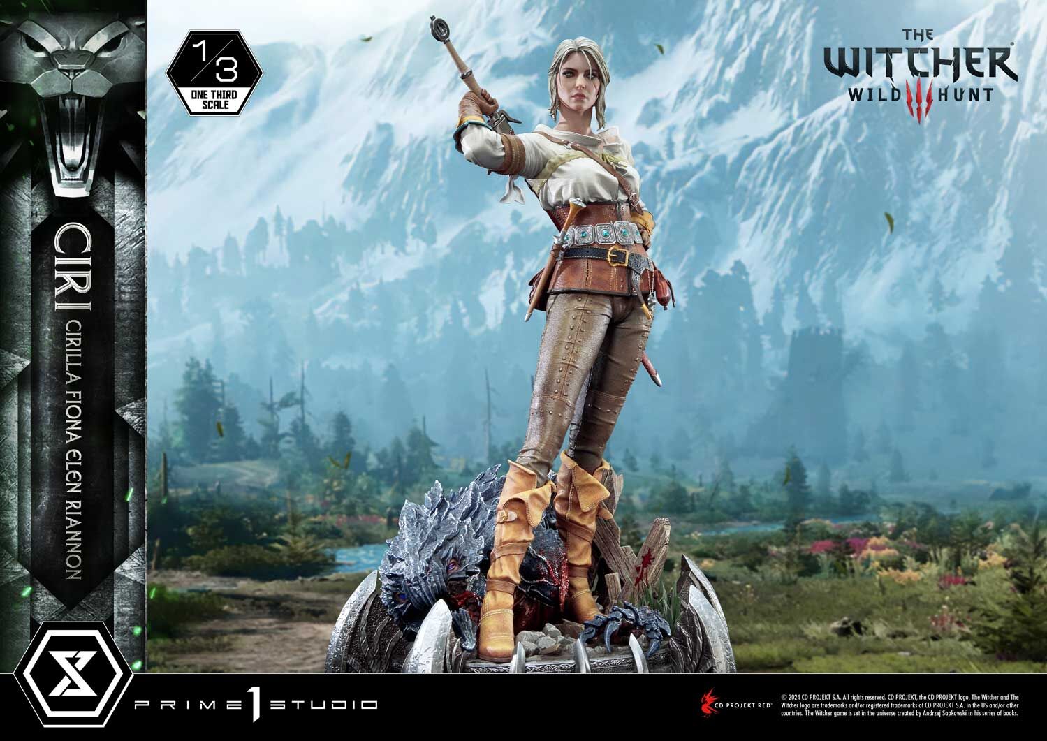 The Witcher 3: Wild Hunt - Ciri - Hound of the Wild Hunt - Museum Masterline Series (MMW3-03) - 1/3 (Prime 1 Studio) photo 59