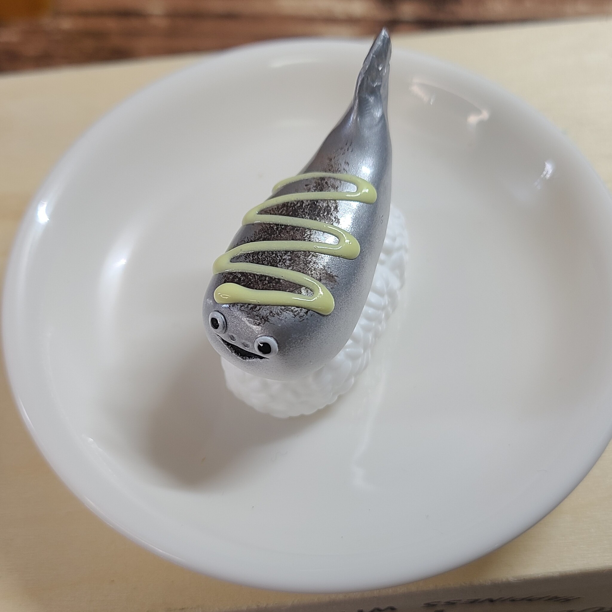 Original - Doujin Figure - Sacabambaspis Sushi - Aburi Mayo (Bakudaniwa) photo 3