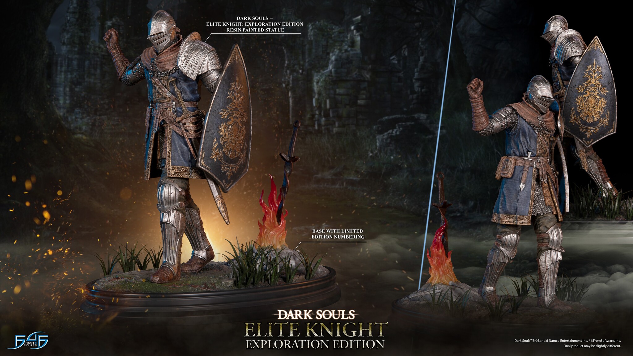 Dark Souls - Elite Knight - Exploration Edition, Standard Edition (First 4 Figures) photo 2