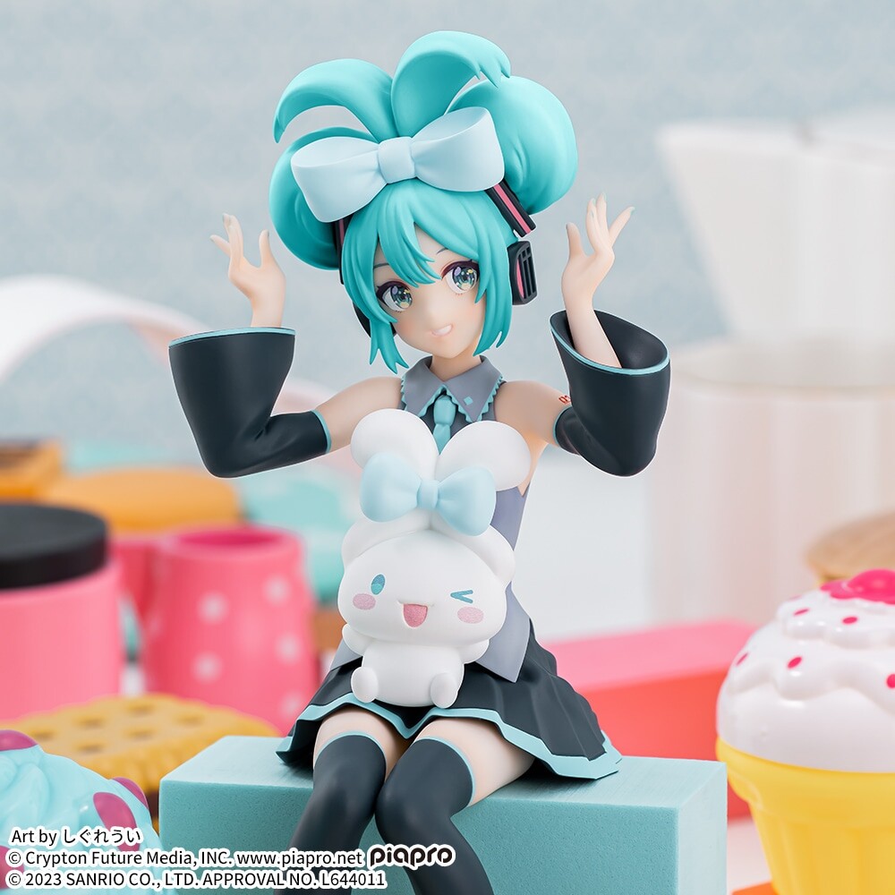 Cinnamoroll - Piapro Characters - Hatsune Miku - Hatsune Miku x Cinnamoroll - Premium Chokonose Figure (SEGA)
