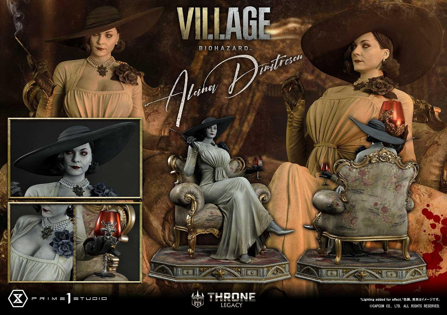 Biohazard Village - Alcina Dimitrescu - Throne Legacy  (TLCRE-01) - 1/4 (Prime 1 Studio)