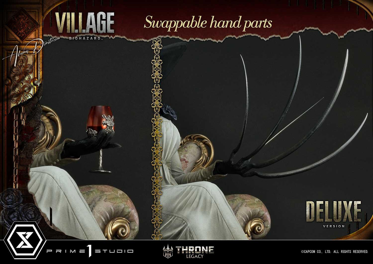 Biohazard Village - Alcina Dimitrescu - Throne Legacy (TLCRE-01DXS) - 1/4 - DX Bonus Version (Prime 1 Studio) photo 10