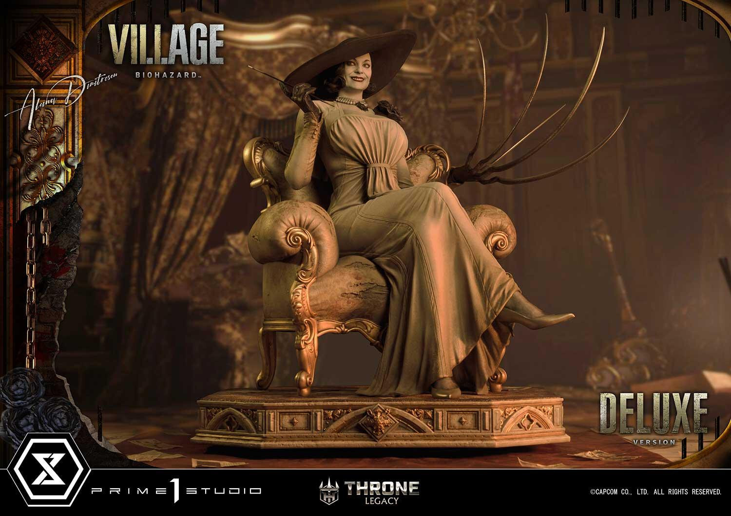 Biohazard Village - Alcina Dimitrescu - Throne Legacy (TLCRE-01DXS) - 1/4 - DX Bonus Version (Prime 1 Studio) photo 17