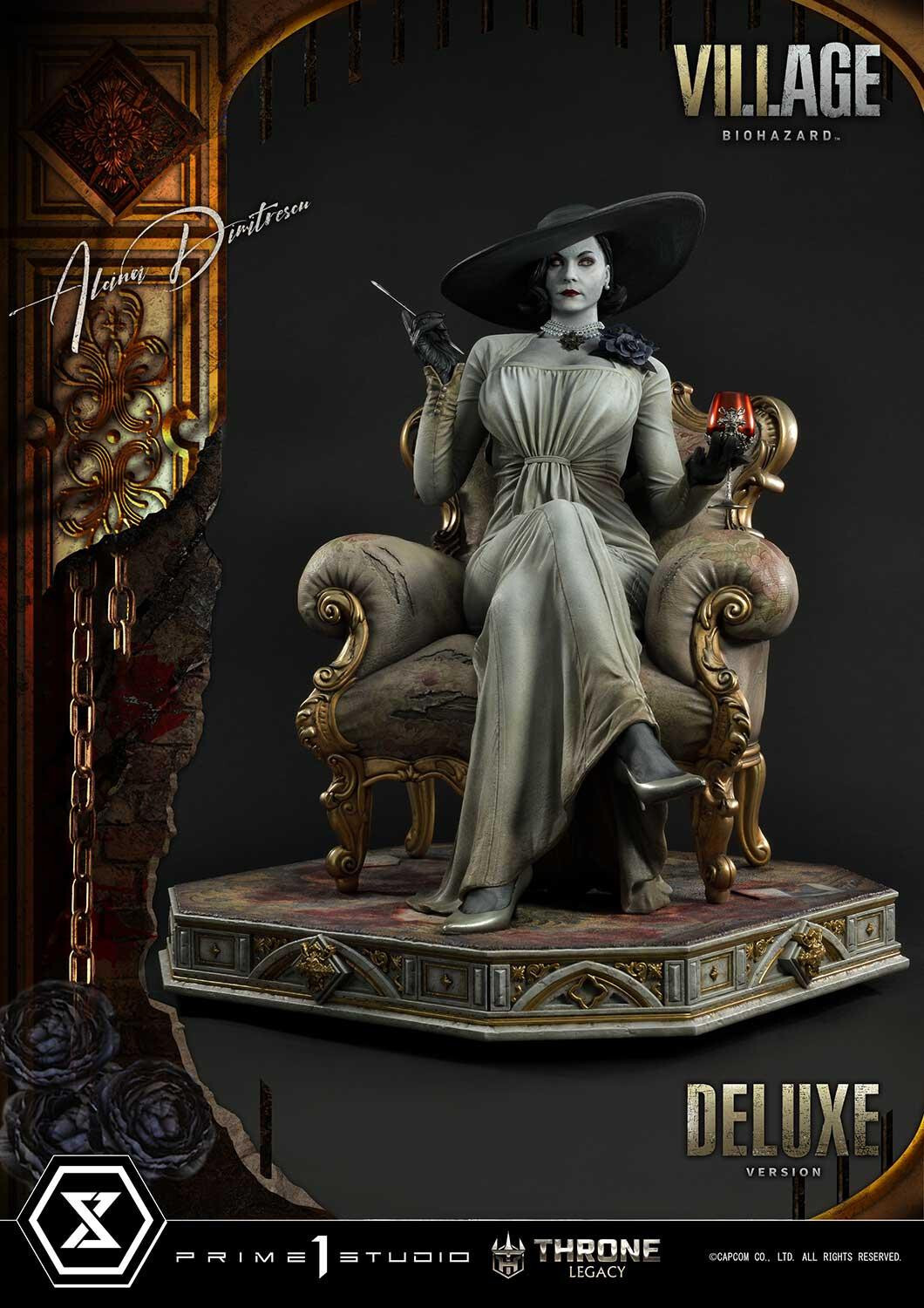 Biohazard Village - Alcina Dimitrescu - Throne Legacy (TLCRE-01DXS) - 1/4 - DX Bonus Version (Prime 1 Studio) photo 29