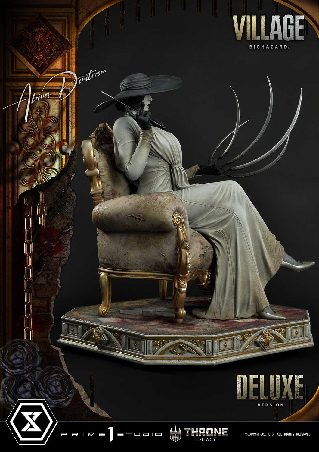 Biohazard Village - Alcina Dimitrescu - Throne Legacy (TLCRE-01DXS) - 1/4 - DX Bonus Version (Prime 1 Studio) photo 30