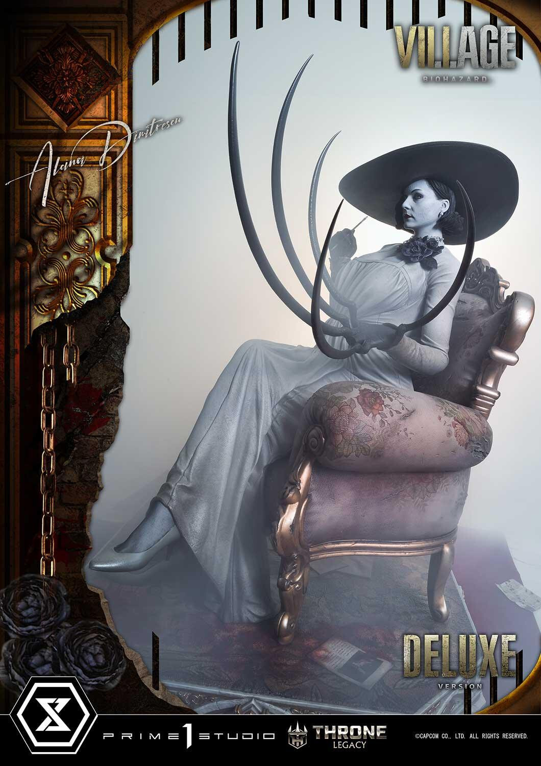 Biohazard Village - Alcina Dimitrescu - Throne Legacy (TLCRE-01DXS) - 1/4 - DX Bonus Version (Prime 1 Studio) photo 32