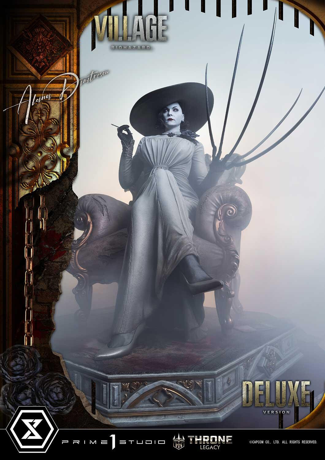 Biohazard Village - Alcina Dimitrescu - Throne Legacy (TLCRE-01DXS) - 1/4 - DX Bonus Version (Prime 1 Studio) photo 33