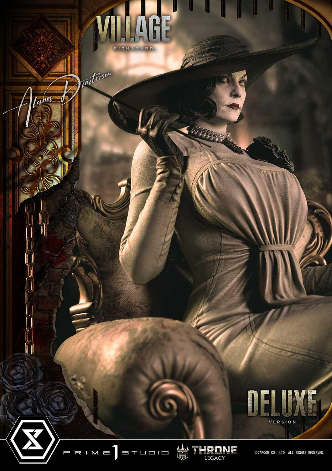 Biohazard Village - Alcina Dimitrescu - Throne Legacy (TLCRE-01DXS) - 1/4 - DX Bonus Version (Prime 1 Studio) photo 34