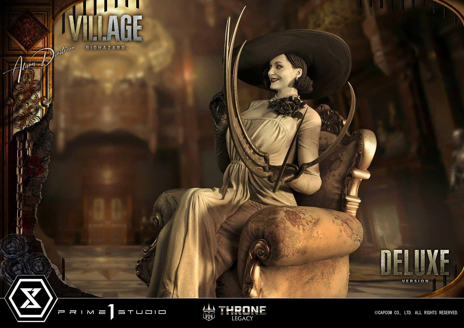 Biohazard Village - Alcina Dimitrescu - Throne Legacy (TLCRE-01DXS) - 1/4 - DX Bonus Version (Prime 1 Studio) photo 37
