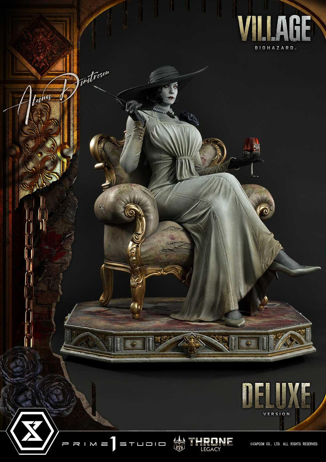 Biohazard Village - Alcina Dimitrescu - Throne Legacy (TLCRE-01DXS) - 1/4 - DX Bonus Version (Prime 1 Studio) photo 39