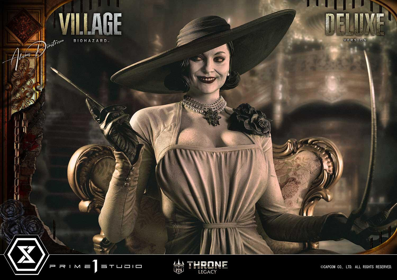 Biohazard Village - Alcina Dimitrescu - Throne Legacy (TLCRE-01DXS) - 1/4 - DX Bonus Version (Prime 1 Studio) photo 44