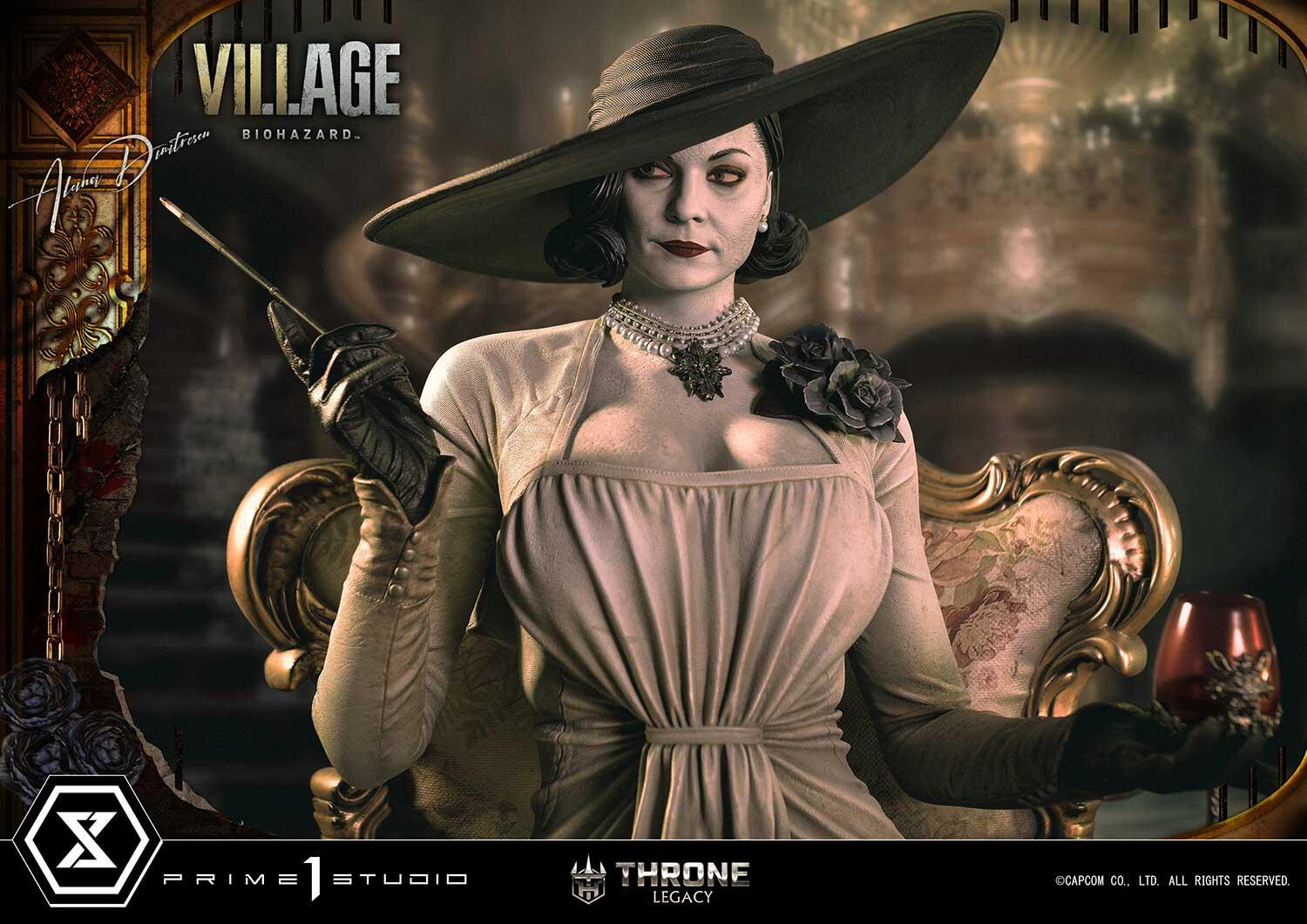 Biohazard Village - Alcina Dimitrescu - Throne Legacy (TLCRE-01DXS) - 1/4 - DX Bonus Version (Prime 1 Studio) photo 55