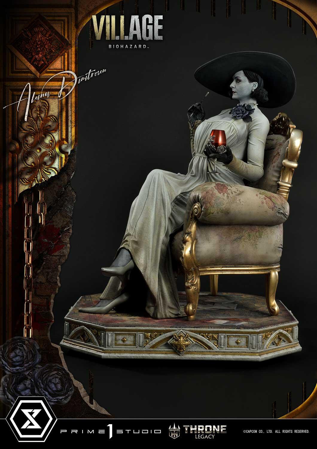 Biohazard Village - Alcina Dimitrescu - Throne Legacy (TLCRE-01DXS) - 1/4 - DX Bonus Version (Prime 1 Studio) photo 69