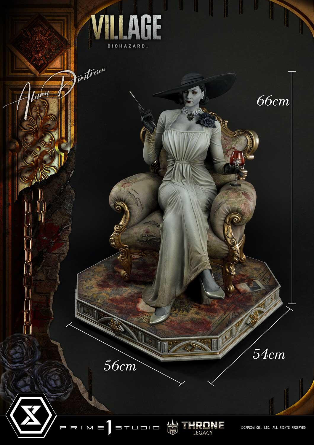 Biohazard Village - Alcina Dimitrescu - Throne Legacy (TLCRE-01DXS) - 1/4 - DX Bonus Version (Prime 1 Studio) photo 71