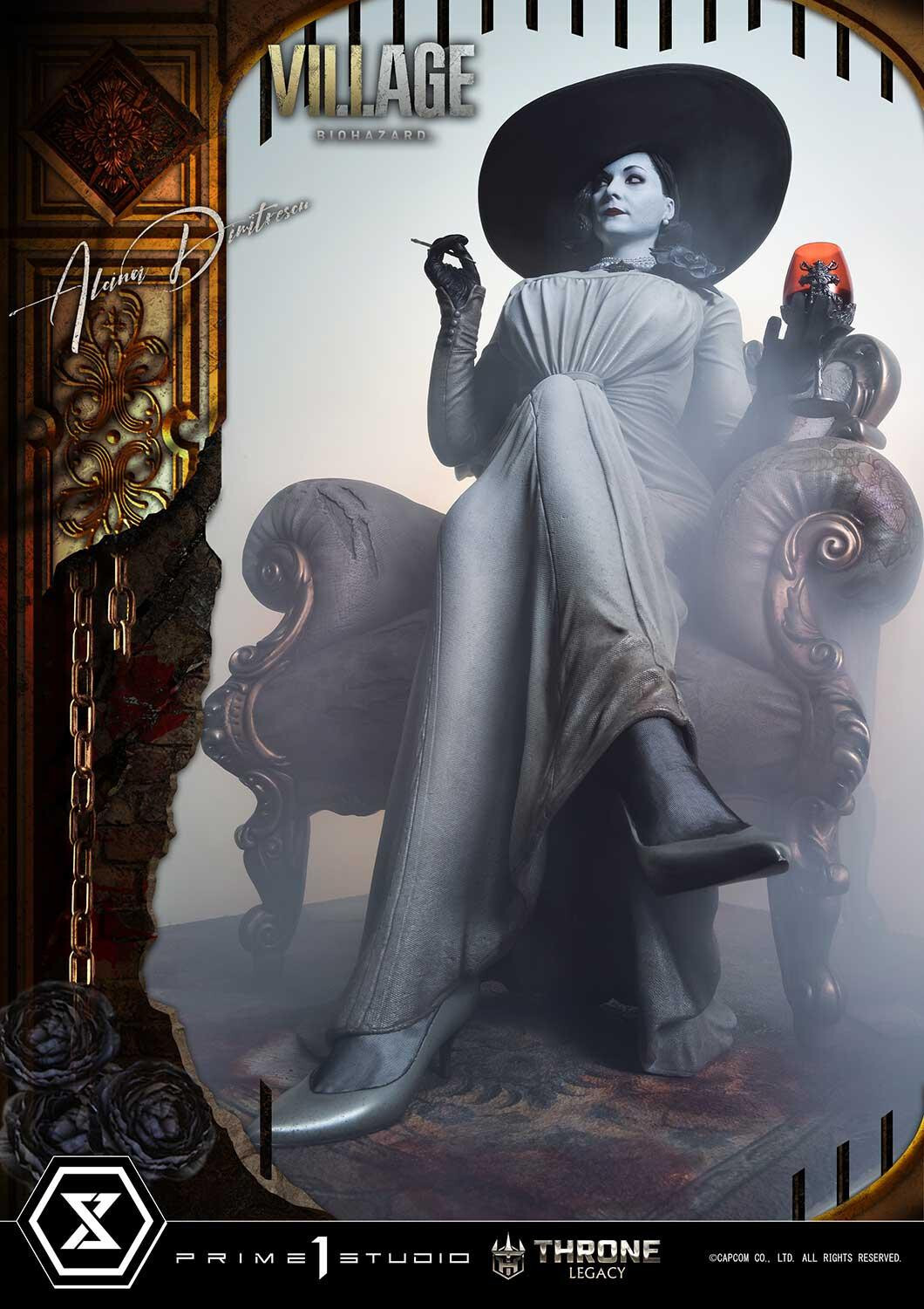 Biohazard Village - Alcina Dimitrescu - Throne Legacy (TLCRE-01DXS) - 1/4 - DX Bonus Version (Prime 1 Studio) photo 74