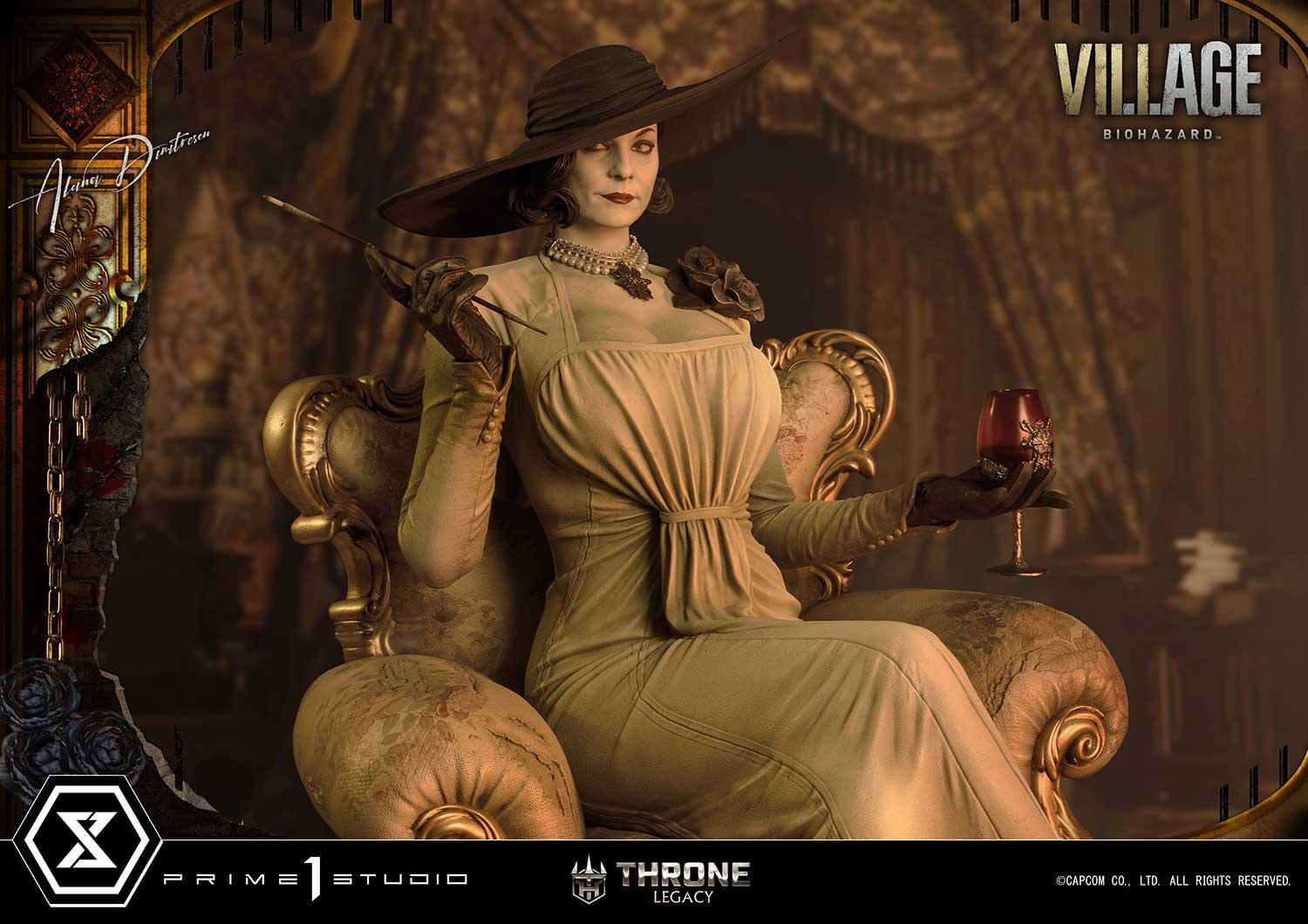 Biohazard Village - Alcina Dimitrescu - Throne Legacy (TLCRE-01DXS) - 1/4 - DX Bonus Version (Prime 1 Studio) photo 78