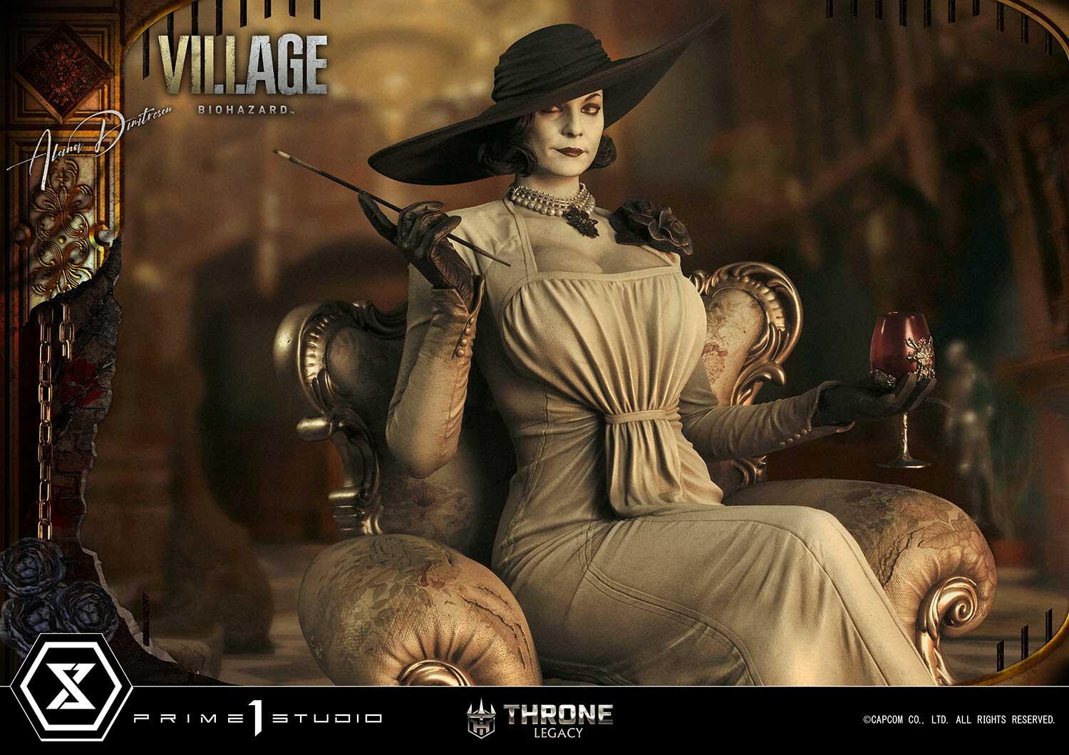 Biohazard Village - Alcina Dimitrescu - Throne Legacy (TLCRE-01DXS) - 1/4 - DX Bonus Version (Prime 1 Studio) photo 79