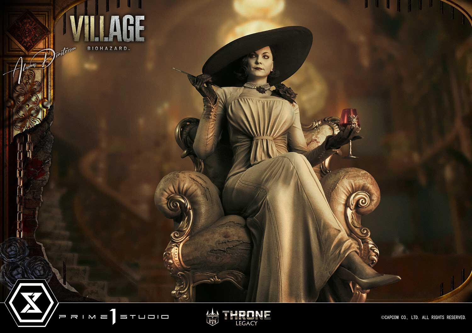 Biohazard Village - Alcina Dimitrescu - Throne Legacy (TLCRE-01DXS) - 1/4 - DX Bonus Version (Prime 1 Studio) photo 80