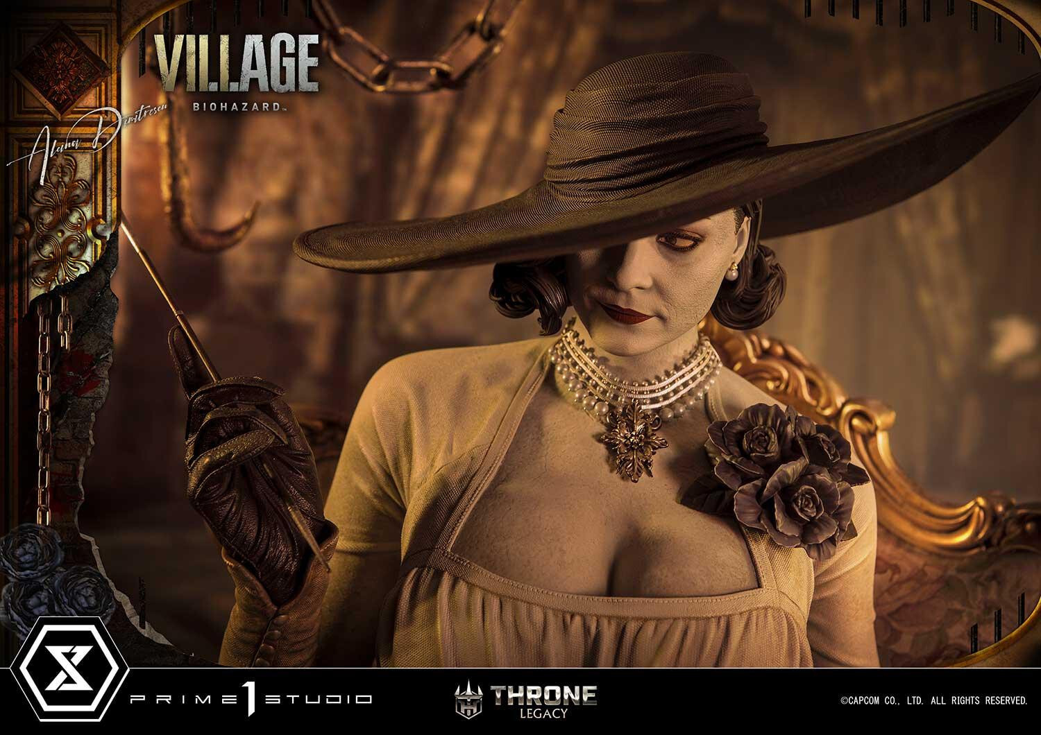 Biohazard Village - Alcina Dimitrescu - Throne Legacy (TLCRE-01DXS) - 1/4 - DX Bonus Version (Prime 1 Studio) photo 85