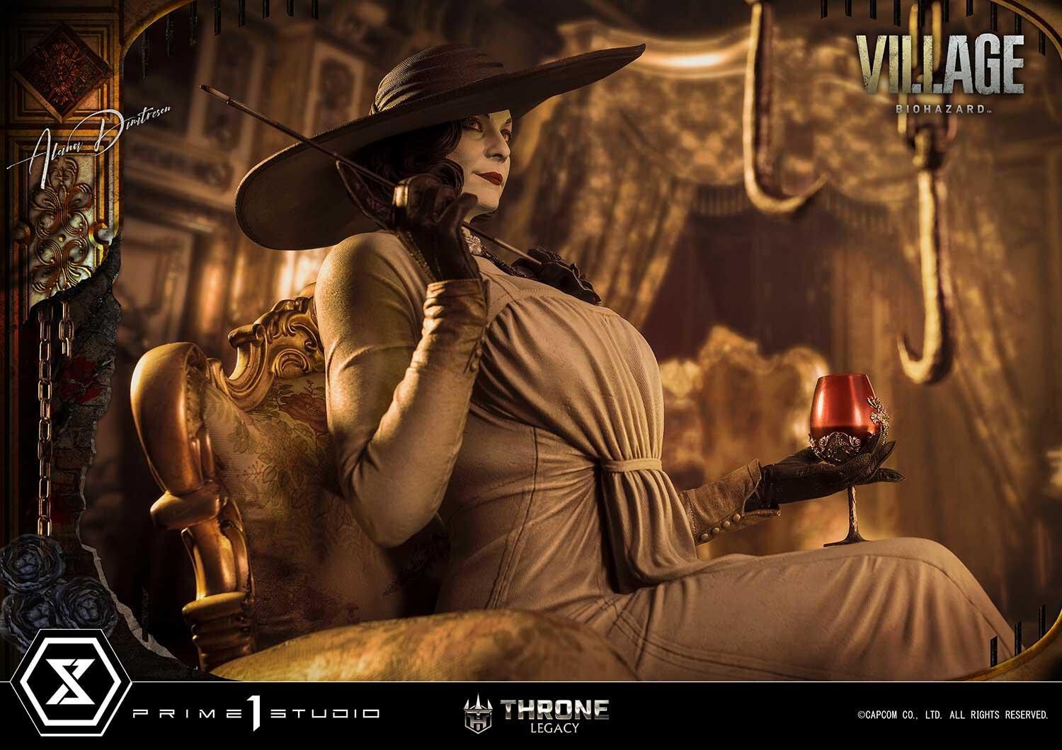 Biohazard Village - Alcina Dimitrescu - Throne Legacy (TLCRE-01DXS) - 1/4 - DX Bonus Version (Prime 1 Studio) photo 86