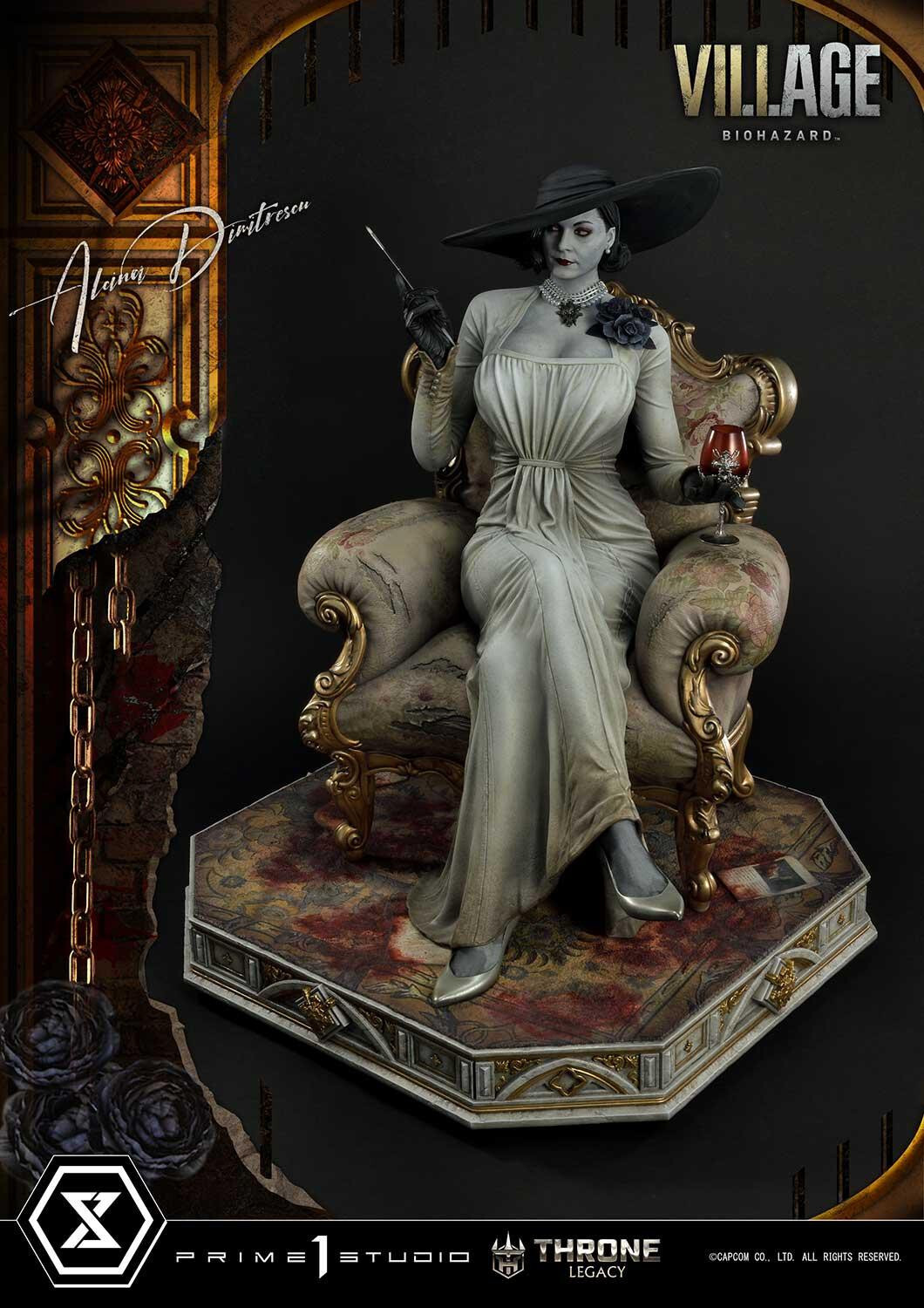 Biohazard Village - Alcina Dimitrescu - Throne Legacy (TLCRE-01DXS) - 1/4 - DX Bonus Version (Prime 1 Studio) photo 93