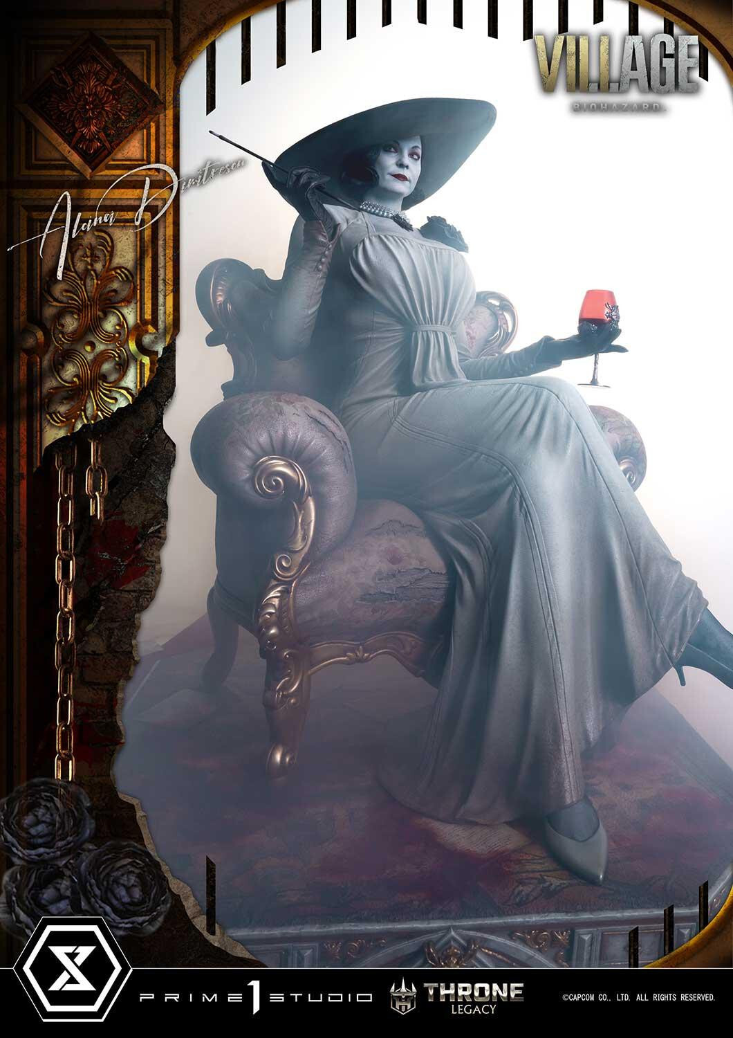 Biohazard Village - Alcina Dimitrescu - Throne Legacy (TLCRE-01DXS) - 1/4 - DX Bonus Version (Prime 1 Studio) photo 96