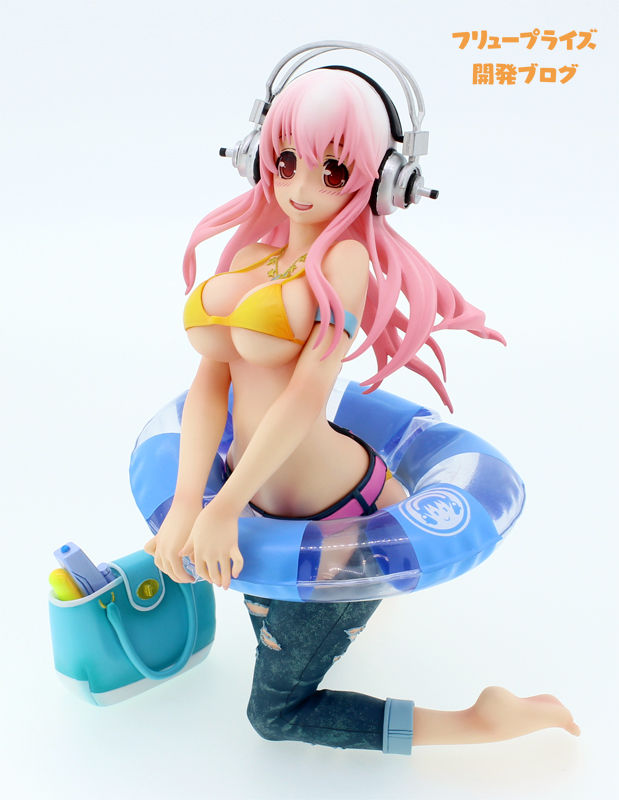 SoniComi (Super Sonico) - Sonico - Seikatsu Micchaku Shuzai Special Figure - Summer Memories ver. (FuRyu) photo 3