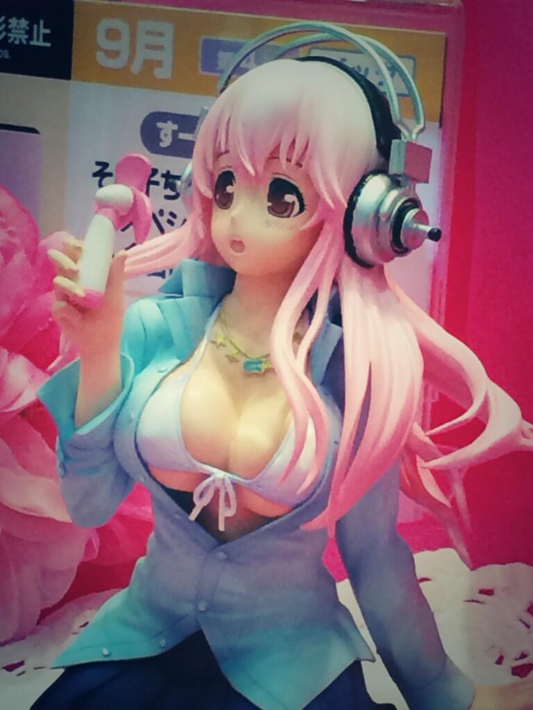 SoniComi (Super Sonico) - Sonico - Seikatsu Micchaku Shuzai Special Figure - Kyou wa Atsui Desu ver. (FuRyu) photo 2