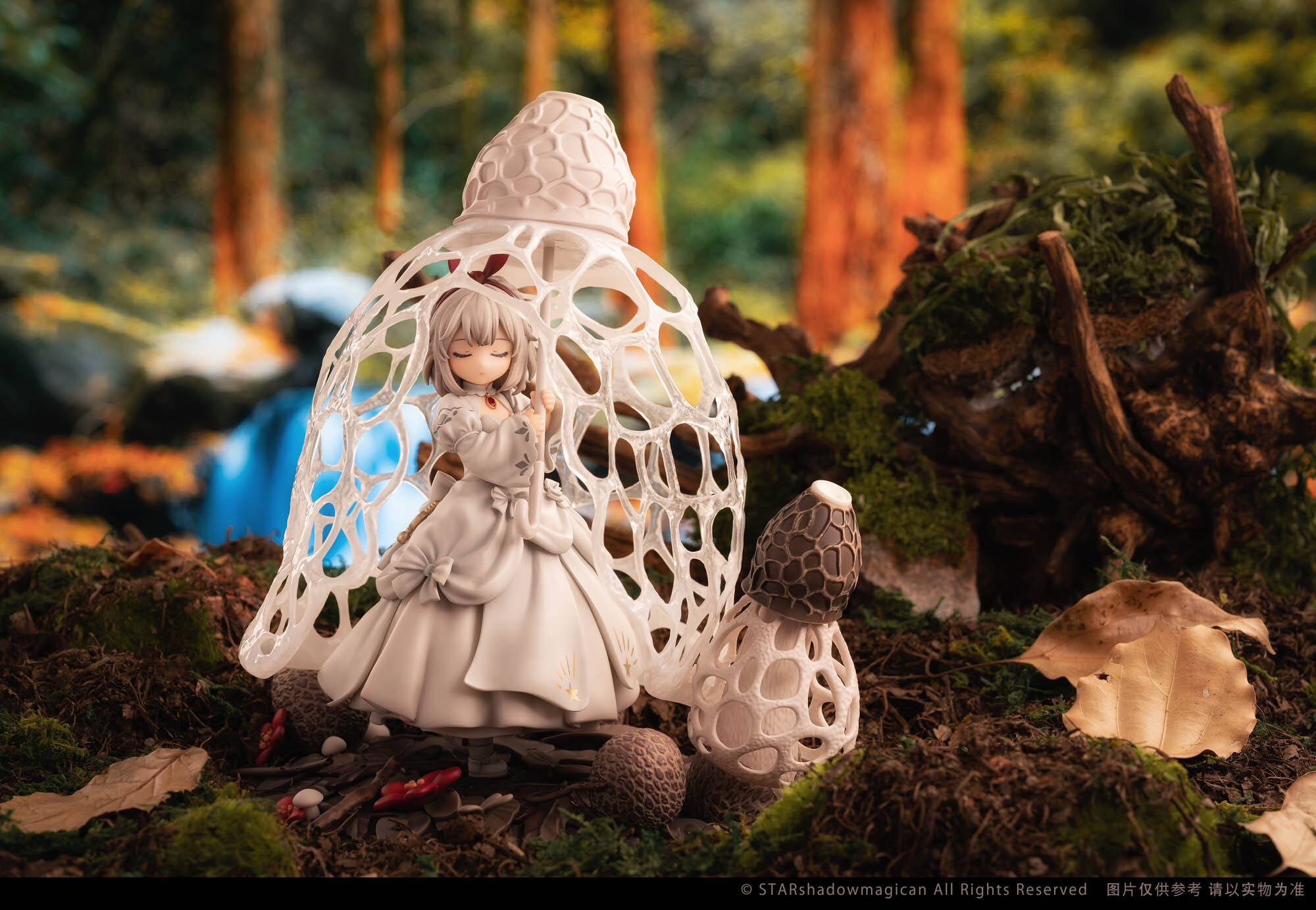 Original - Mushroom Girls Series  (No.2) - Kinugasatake - 1/1 (Merry Goods, Reverse Studio) photo 6