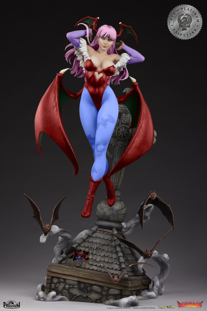 Vampire: The Night Warriors - Bishamon - Morrigan Aensland - 1/3 - Player 2 Platinum Exclusive (Premium Collectibles Studio) photo 3