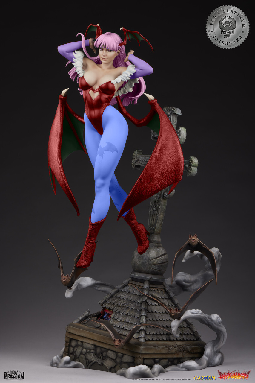 Vampire: The Night Warriors - Bishamon - Morrigan Aensland - 1/3 - Player 2 Platinum Exclusive (Premium Collectibles Studio) photo 4