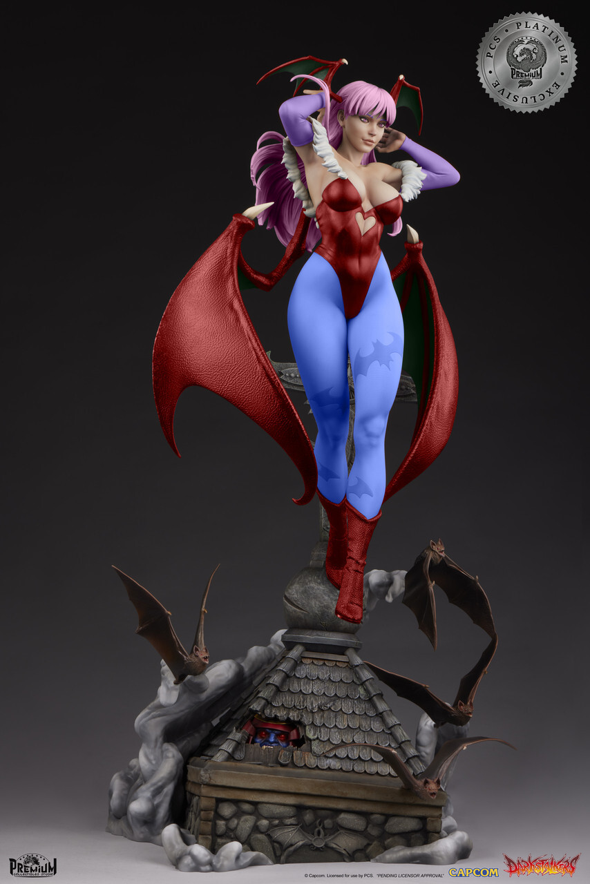 Vampire: The Night Warriors - Bishamon - Morrigan Aensland - 1/3 - Player 2 Platinum Exclusive (Premium Collectibles Studio) photo 6