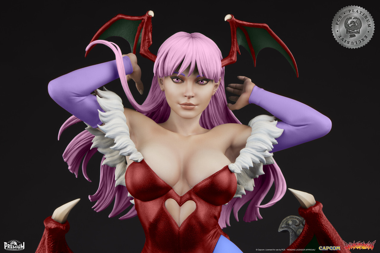 Vampire: The Night Warriors - Bishamon - Morrigan Aensland - 1/3 - Player 2 Platinum Exclusive (Premium Collectibles Studio) photo 7