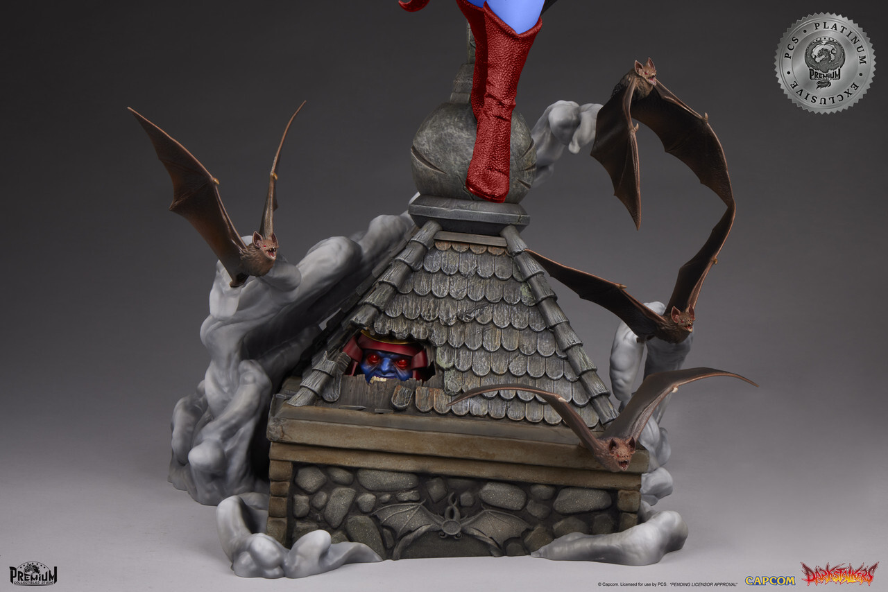 Vampire: The Night Warriors - Bishamon - Morrigan Aensland - 1/3 - Player 2 Platinum Exclusive (Premium Collectibles Studio) photo 11