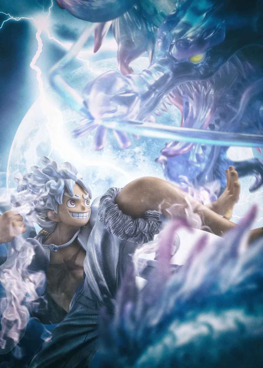 One Piece - Monkey D. Luffy - Portrait Of Pirates "WA-MAXIMUM" - Gear 5 (MegaHouse) photo 14