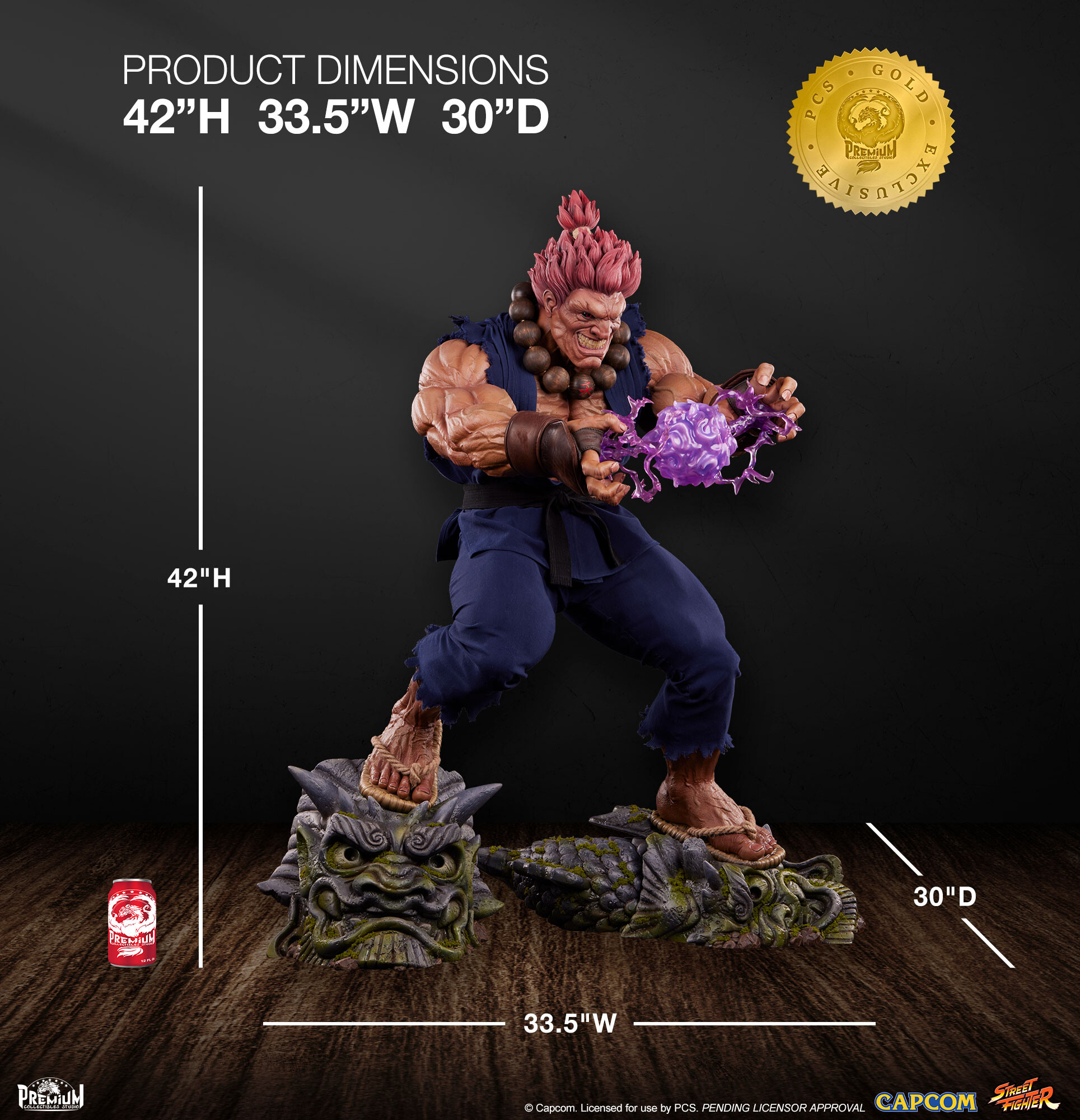 Street Fighter - Gouki - 1/2 - PCS Gold Exclusive (Premium Collectibles Studio) photo 16