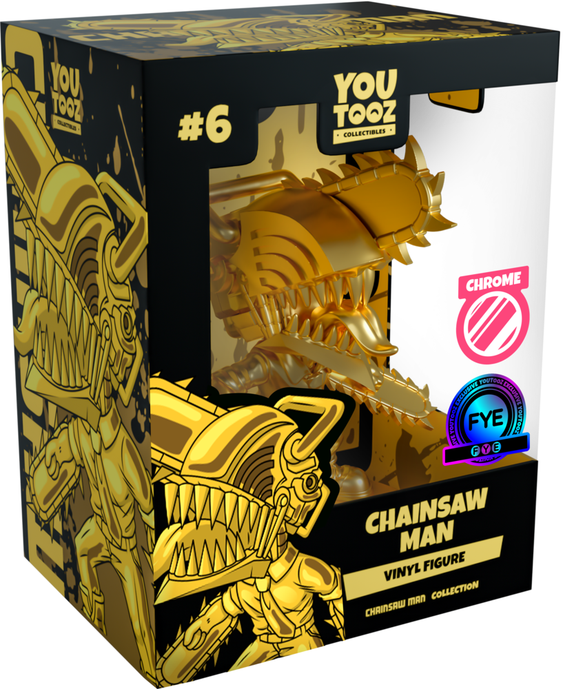 Chainsaw Man - Chainsaw Man x Youtooz (#6) - Tooz - Gold Chrome (FYE, Youtooz)