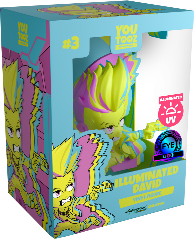 Cyberpunk: Edgerunners - David Martinez - Cyberpunk: Edgerunners x Youtooz (3) - Tooz - Illuminated (FYE, Youtooz)