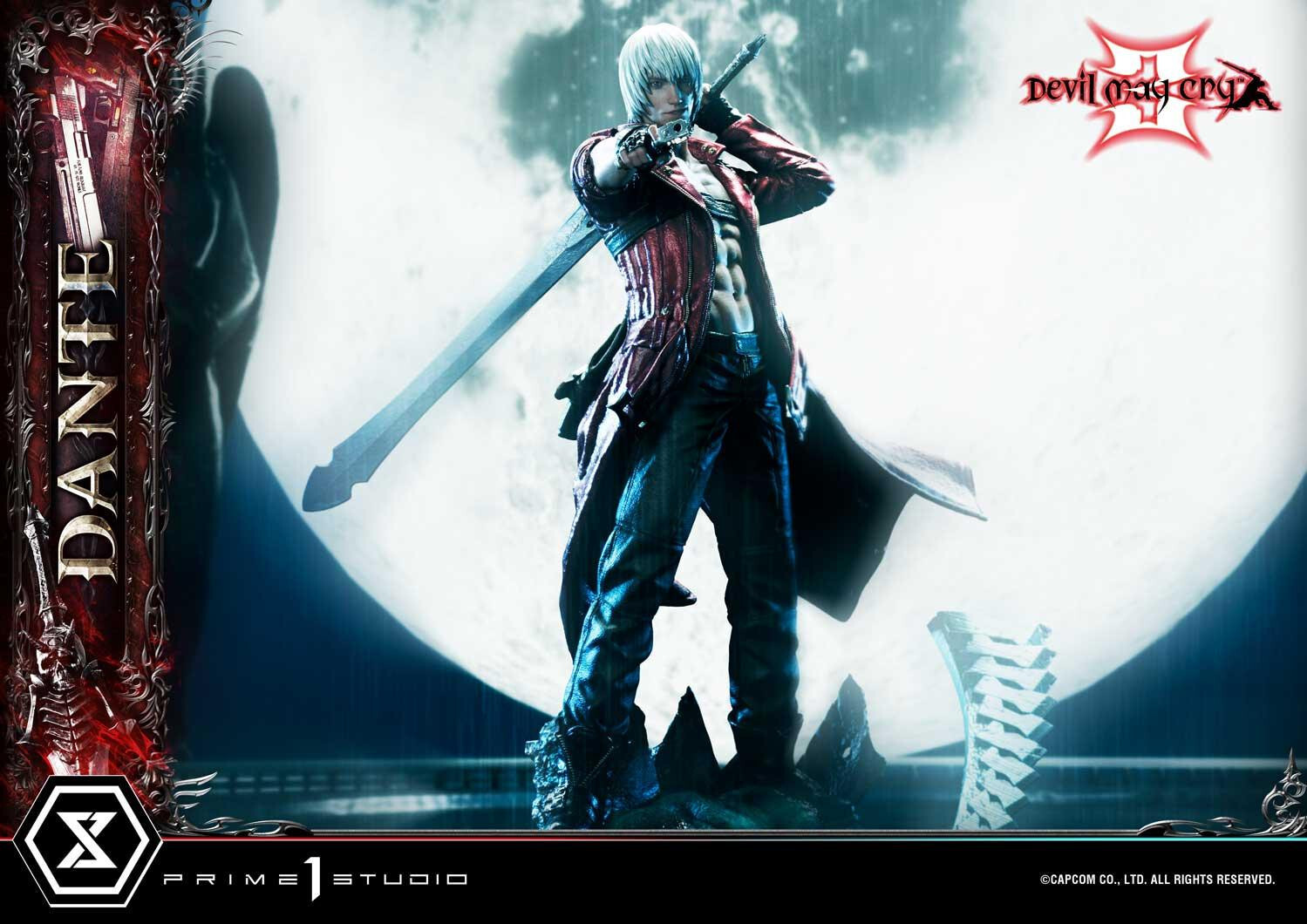 Devil May Cry 3 - Dante - Ultimate Premium Masterline  (UPMDMC3-01DXS) - 1/4 - DX Bonus Version (Prime 1 Studio) photo 9