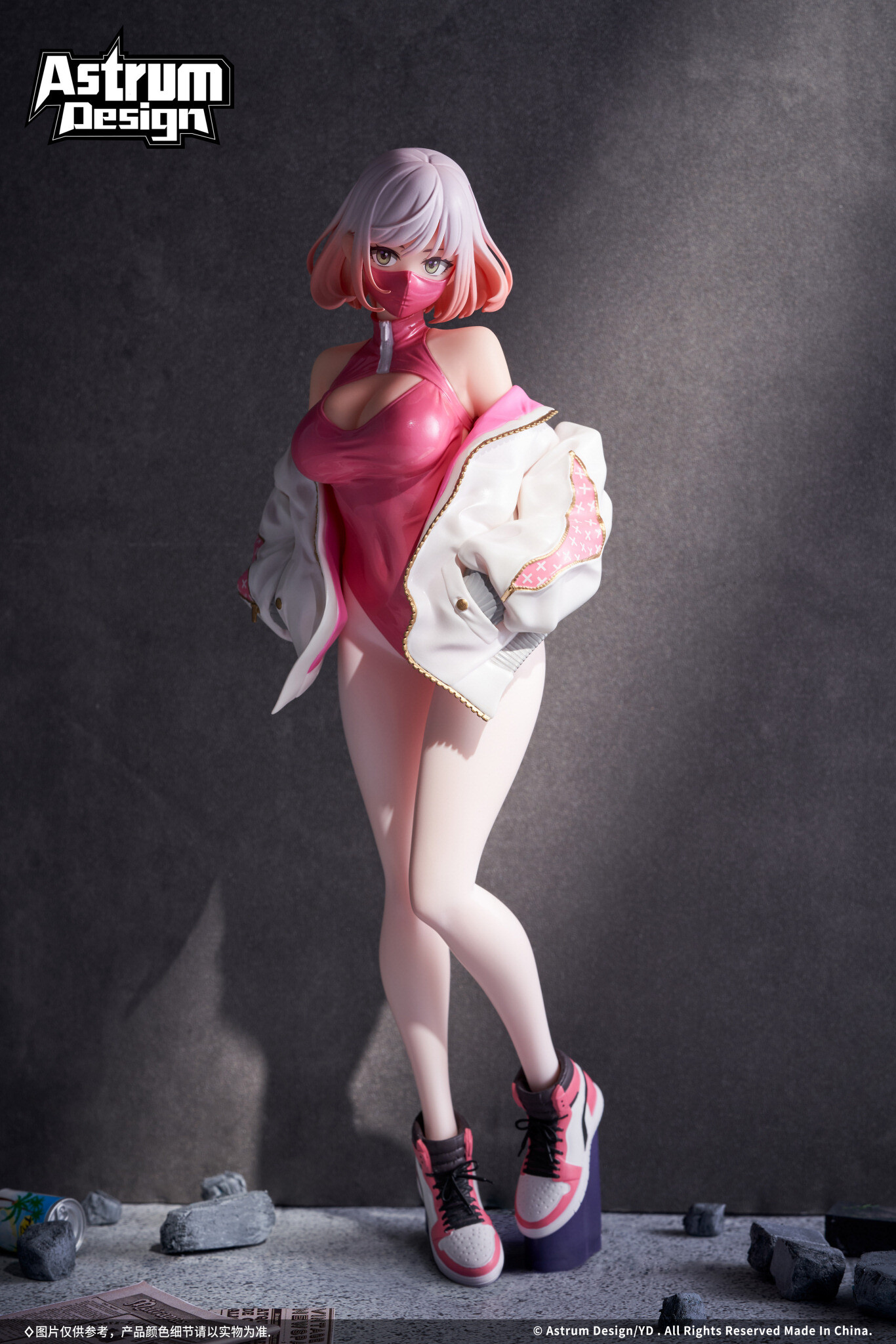 Original - Mask Girl - Original Design Art - Luna - 1/7 - Pink (Astrum Design) photo 3