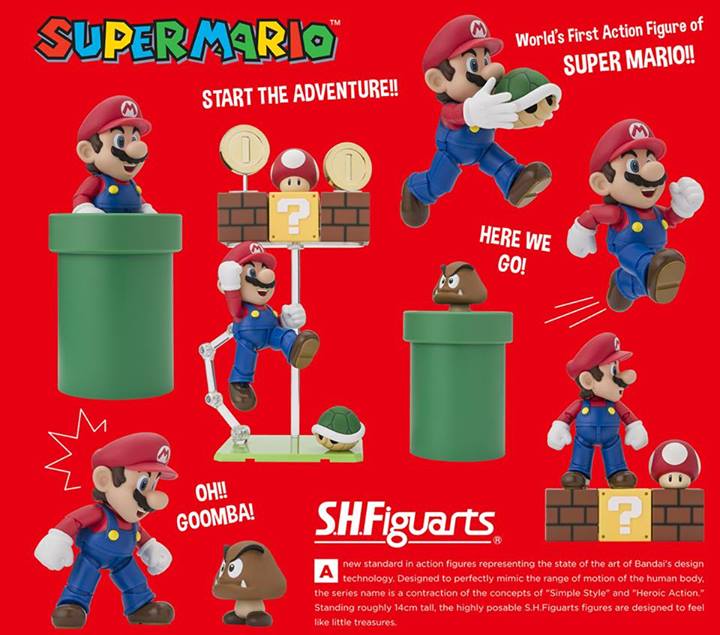 Super Mario Brothers - Mario - S.H.Figuarts - Super Kinoko (Bandai)