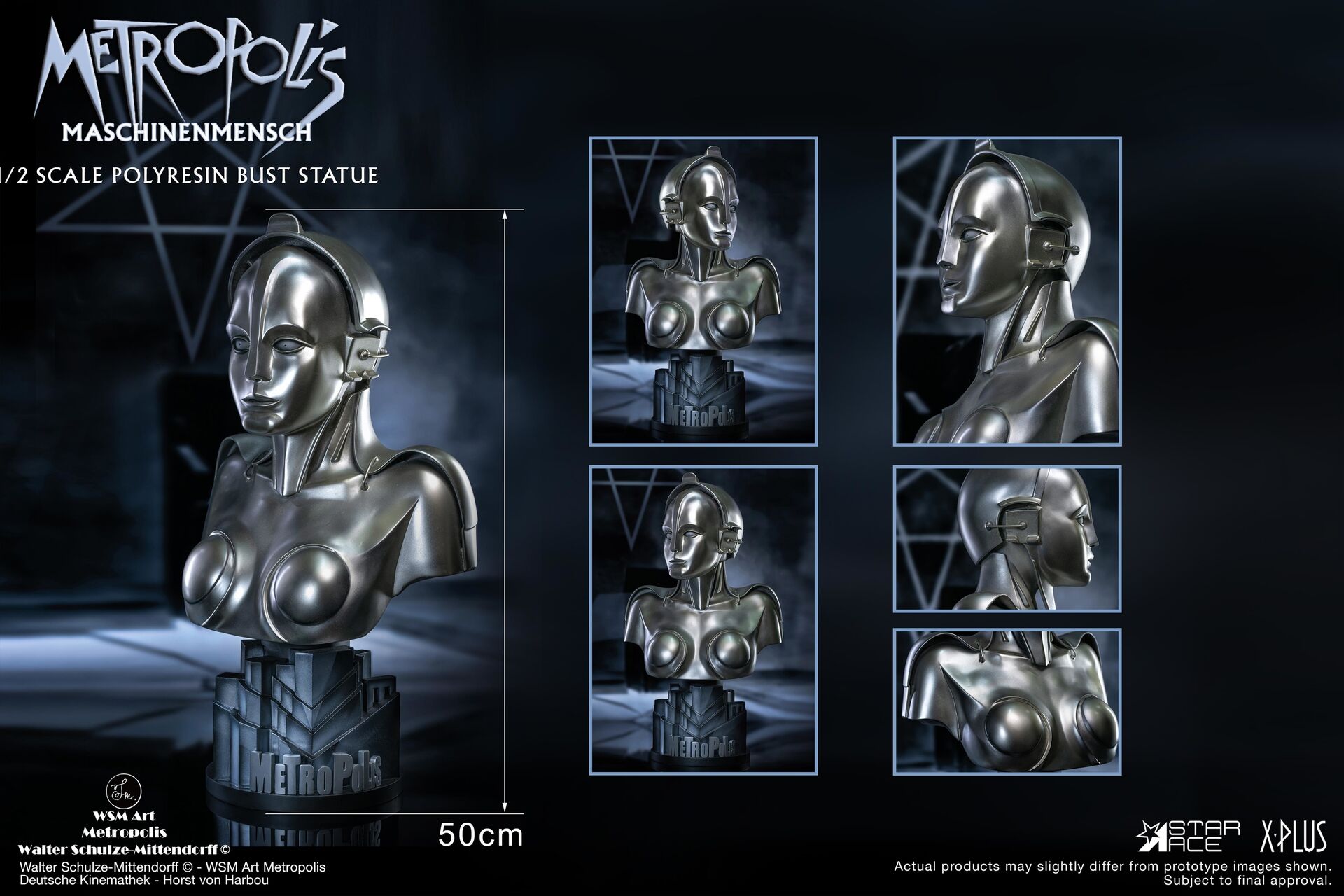 Metropolis - Maschinenmensch - Bust - 1/2 (Star Ace, X-Plus)