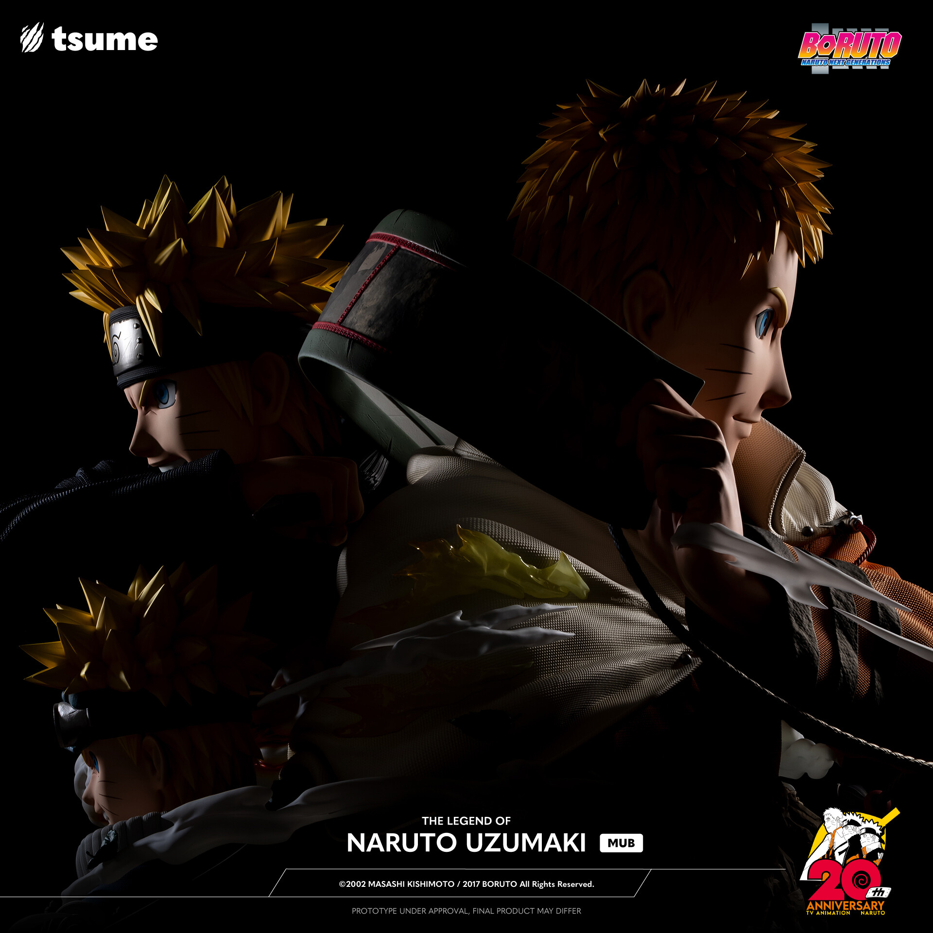 Boruto: Naruto Next Generations - Naruto - Naruto Shippuuden - Uzumaki Naruto - Bust - M.U.B - 1/1 (Tsume) photo 5